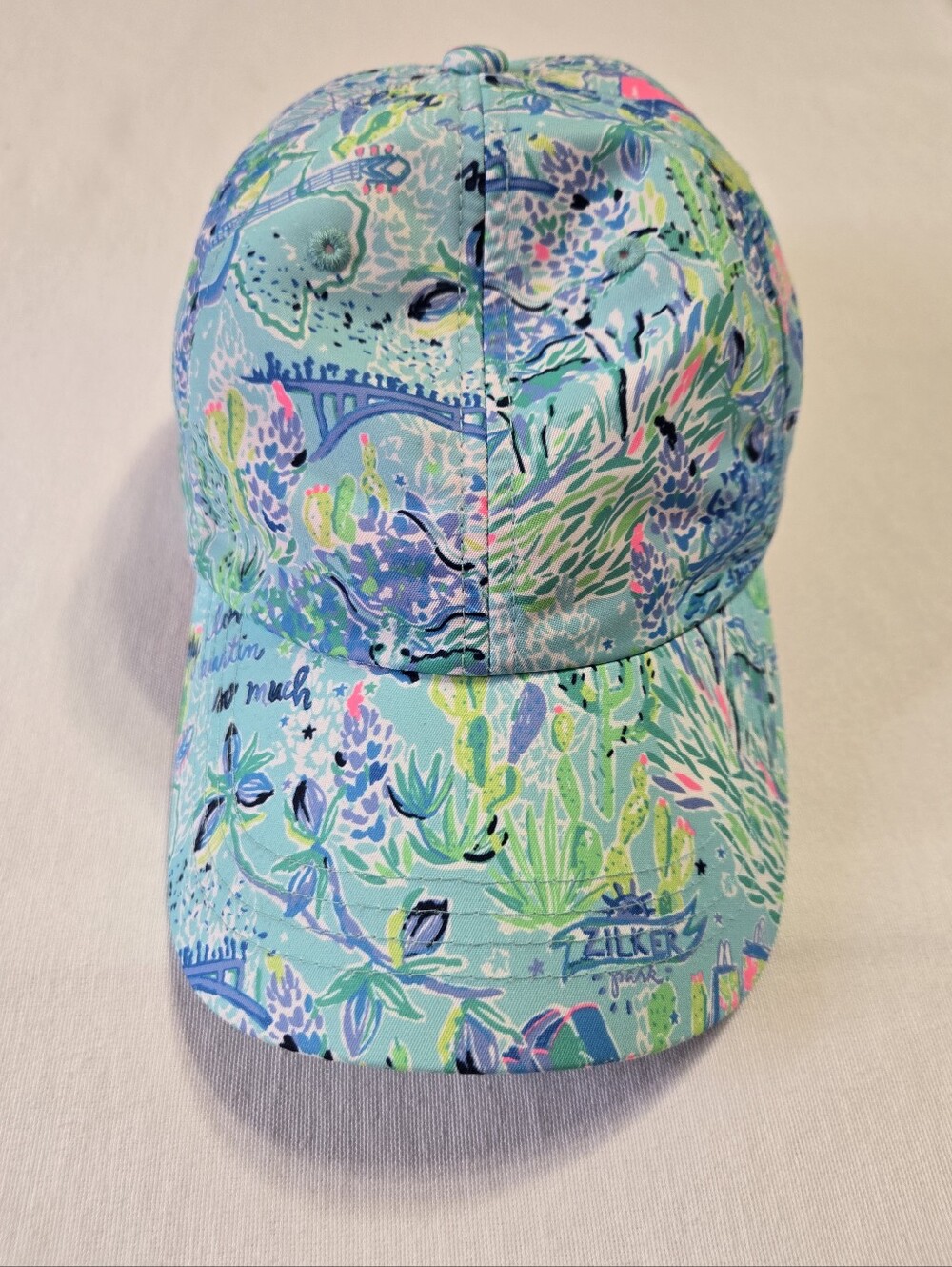 Lilly Pulitzer Women's Run Around Hat Lilly Loves Texas Mulitcolor Sporty